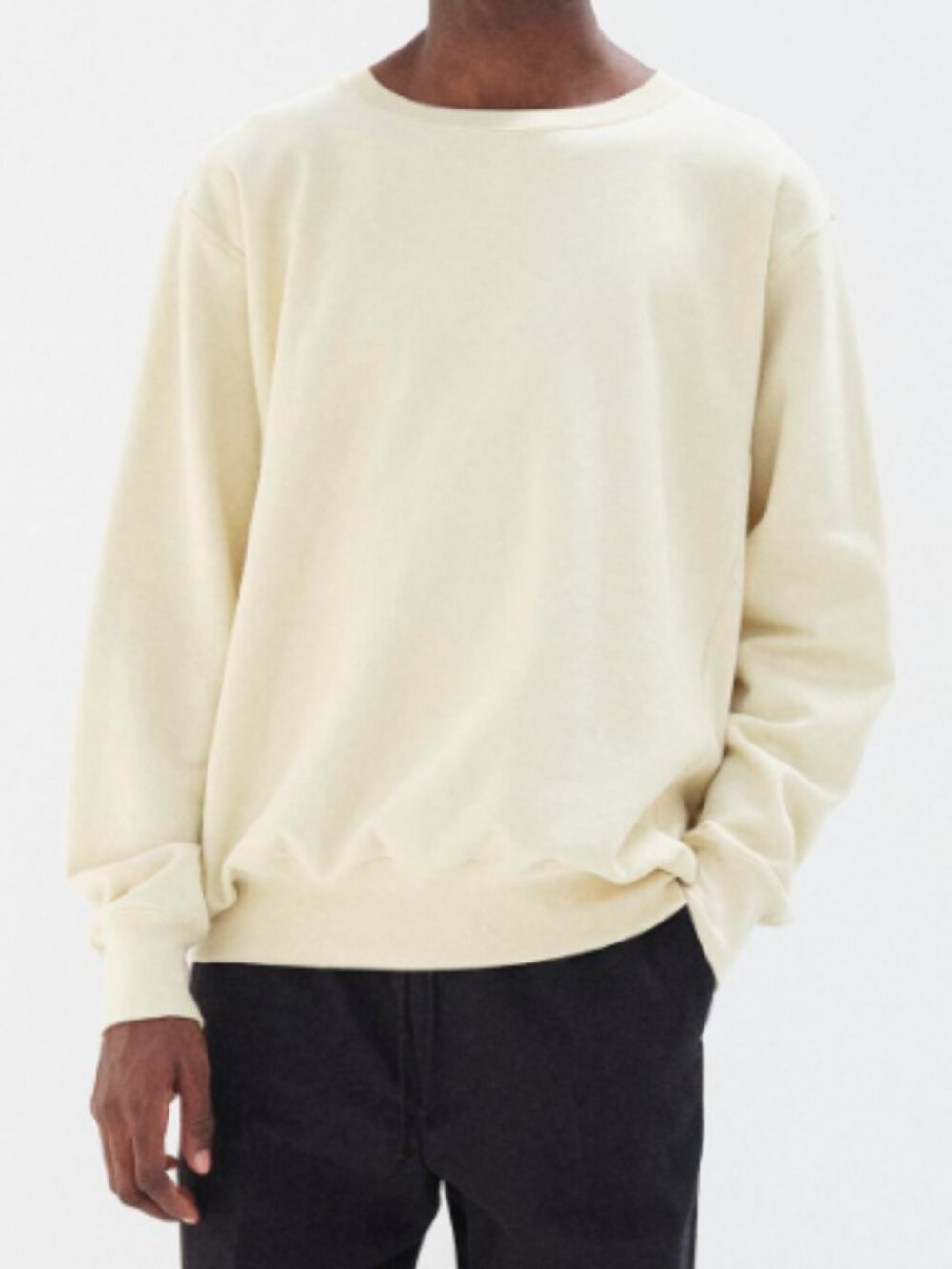 AURALEE ELASTIC HIGH GAUGE SWEATSHIRT